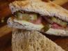 Cheddar Sandwiches With Quick Pickles and Honey Mustard