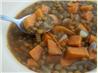 Savory Golden Lentil and Sweet Potato Soup. Recipe by Matty H.