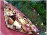 Fresh Fig, Caramelized Onion and Goat Cheese Gourmet Pizza