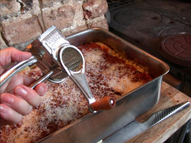 Traditional Italian Spinach Lasagna. Photo by Sweetiebarbara