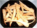 Slow Roasted Parsnips in Orange Honey and Mint Sauce