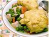 Yosemite Chicken Stew  With Cornmeal Dumplings  (Low Fat)