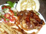 Garlic Mushroom Pork Burgers
