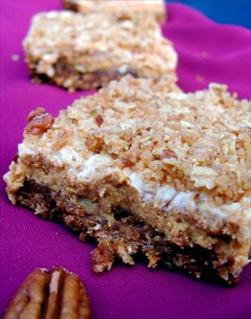 Pumpkin Cheesecake Crumble Squares - New England. Photo by Mrs Goodall