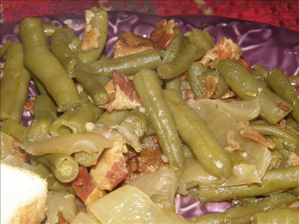 My Crock Pot Green Beans. Photo by mydesigirl