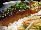 Honey Ginger Teriyaki Salmon