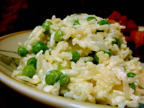 Creamy Austrian Rice With Peas and Onions (Quick). Photo by VickyJ