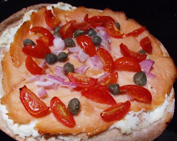Smoked Salmon Pizza. Photo by FLKeysJen