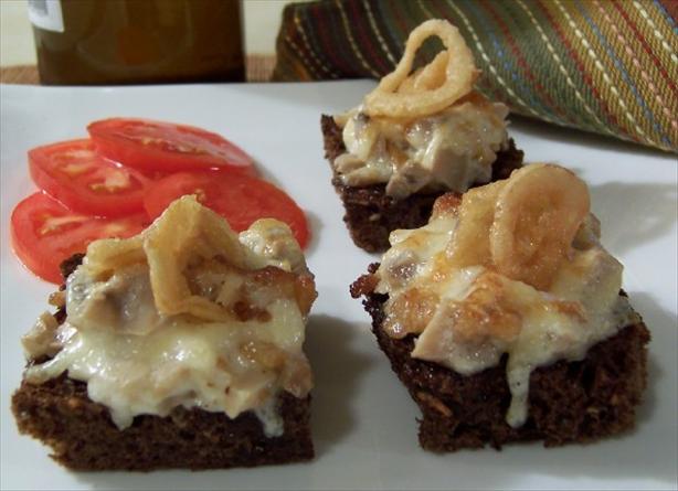 Mushroom Canapes. Photo by Bobtail