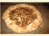 Rustic Mixed Mushroom and Blue Cheese Galette. Recipe by Leopard Apron