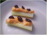 Ants on a Log (Peanut Free & Gluten Free). Photo by GlutenFreeGirl