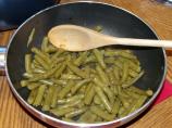Lick the Pan Green Beans!. Photo by morgainegeiser
