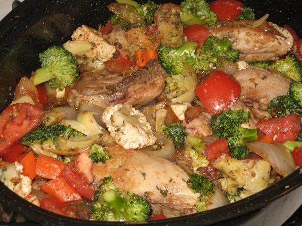The Ospidillo Cafe Chicken Cacciatore. Photo by Bone Man