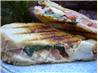 Caprese Panini (Mozzarella, Tomatoes and Basil)