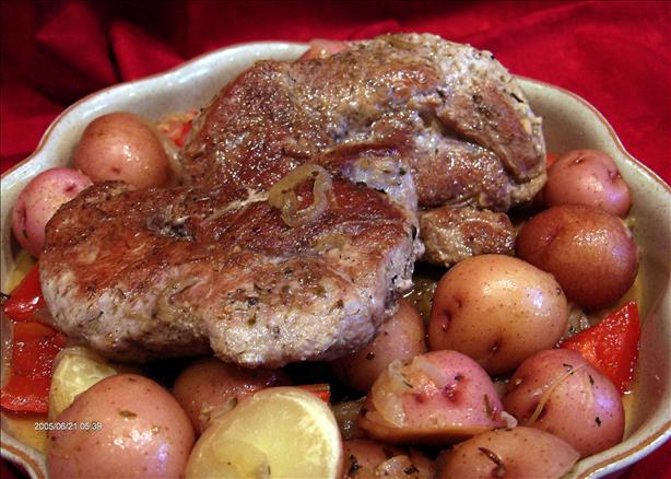Pork Chops & Potatoes. Photo by Derf