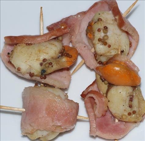 Scallops and Bacon Dijon,  Red Lion Inn Style. Photo by Peter J