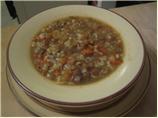Lentil and Rice Soup With Sausage (Low Fat)