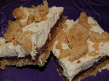 Chocolate-Cream Cheese-Peanut Butter Bars (Cookie Mix). Photo by Juenessa