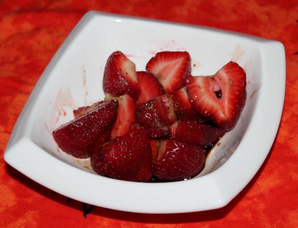 Gourmet Balsamic Strawberries. Photo by Boomette