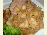 Ukrainian Kovbasa (Kielbasa) Potatoes and Sauerkraut