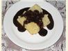 Mom's Ultra Quick Yellow Cake and Chocolate " Dip". Recipe by Redneck Epicurean