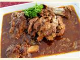 Slow Cooker Lamb Shanks Braised in Guinness