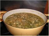 Portuguese Spinach & Chickpea Soup (Sopa De Grao)