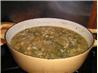 Portuguese Spinach & Chickpea Soup (Sopa De Grao). Recipe by Chef Kate