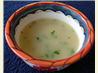 Fresh Coriander Soup (Sopa De Coentro). Recipe by Chef Kate