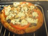 Goat Cheese, Tomato, and Basil  Pizza