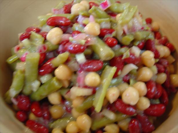 Sweet N Sour Bean Salad. Photo by :(