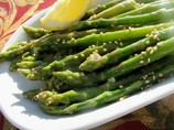 Asparagus With Sesame Oil Vinaigrette