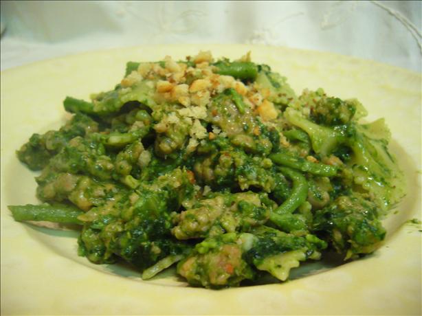 Orecchiette With Broccoli Rabe and Spicy Sausage. Photo by cookiedog