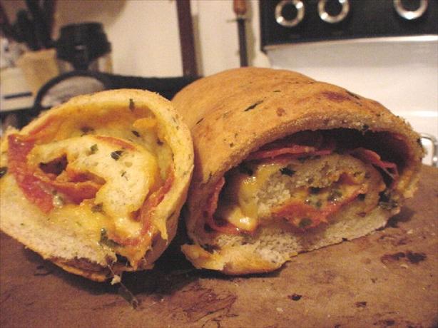 Skat's Monday Pizza Loaf. Photo by s'kat