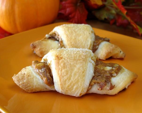 Pumpkin Crescent Rolls. Photo by Calee