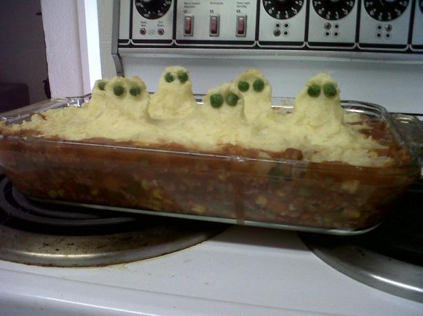 Spooky Shepherd's Pie. Photo by LauraMac