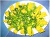 Polenta with Green Beans. Recipe by Lennie