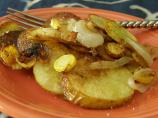Fried Potatoes and Squash