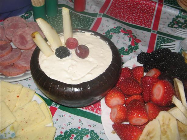 Easy Cheesy Fruit Dip. Photo by Princess Jasmine