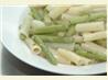 Penne With Asparagus and Lemon-Parmesan Cream. Recipe by Ingy