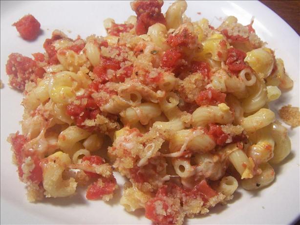 Tomato Macaroni and Cheese. Photo by *Parsley*