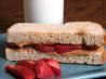Peanut Butter Fruit Sandwich