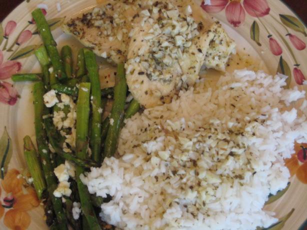 Delicious Greek Garlic Chicken. Photo by RedVinoGirl