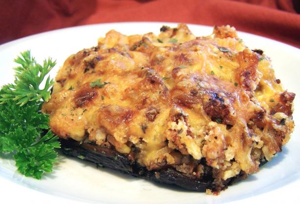 Shrimp Stuffed Portabella Mushrooms. Photo by PaulaG