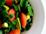 Avocado, Pink Grapefruit and Mache Salad