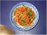 Spicy Thai Peanut Noodles. Photo by Lady Clare