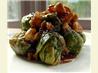 Brussels Sprouts and Walnuts With Fennel and Shallots. Recipe by Mikekey