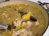 Turkey and Dressing Soup (Use up Those Leftovers Soup)