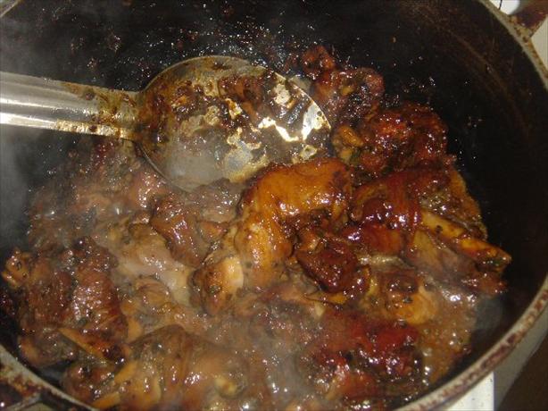 Trinidad Stewed Chicken. Photo by WizzyTheStick