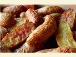 Lemony Garlic Fingerling Potatoes
